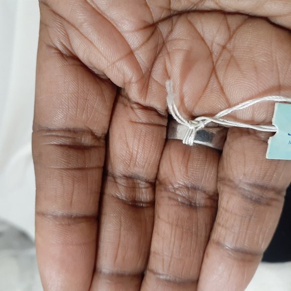 JENNA BLUE RED DRUZY STERLING SILVER 925 RING - Picture 6 of 7